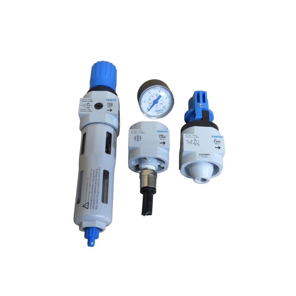 Festo Pneumatic Pneumatic Filter Regulator Module & Switch LFR-D-7-MINI